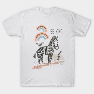 Be Kind Zebra - Safari Collection T-Shirt